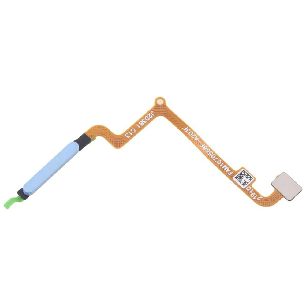 For Xiaomi Redmi 14C 4G / 14C 5G OEM Home Key Fingerprint Button Flex Cable Part (Without Logo) - Baby Blue - 2