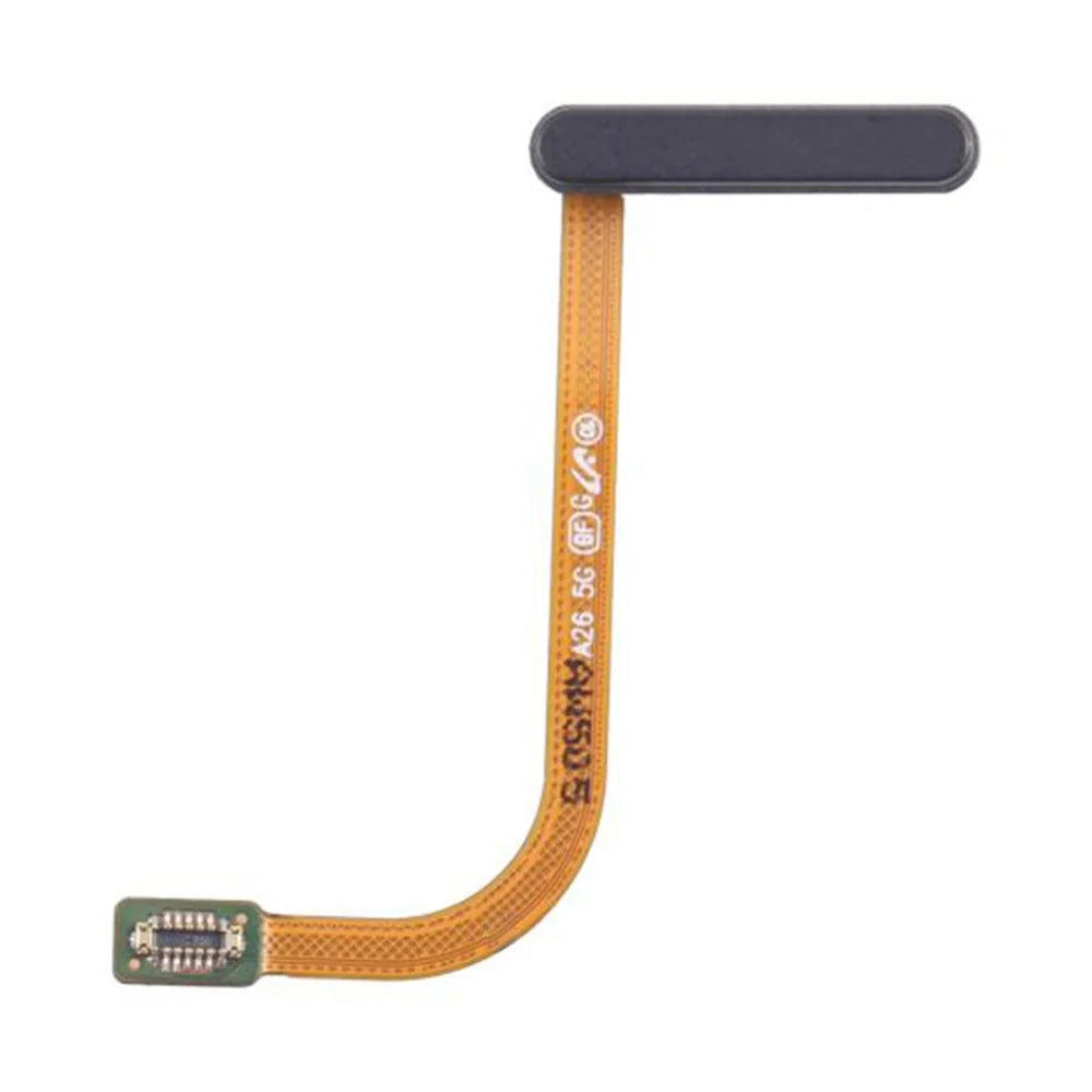 For Samsung Galaxy A26 5G A266 OEM Home Key Fingerprint Button Flex Cable Part (Without Logo) - Black - 1