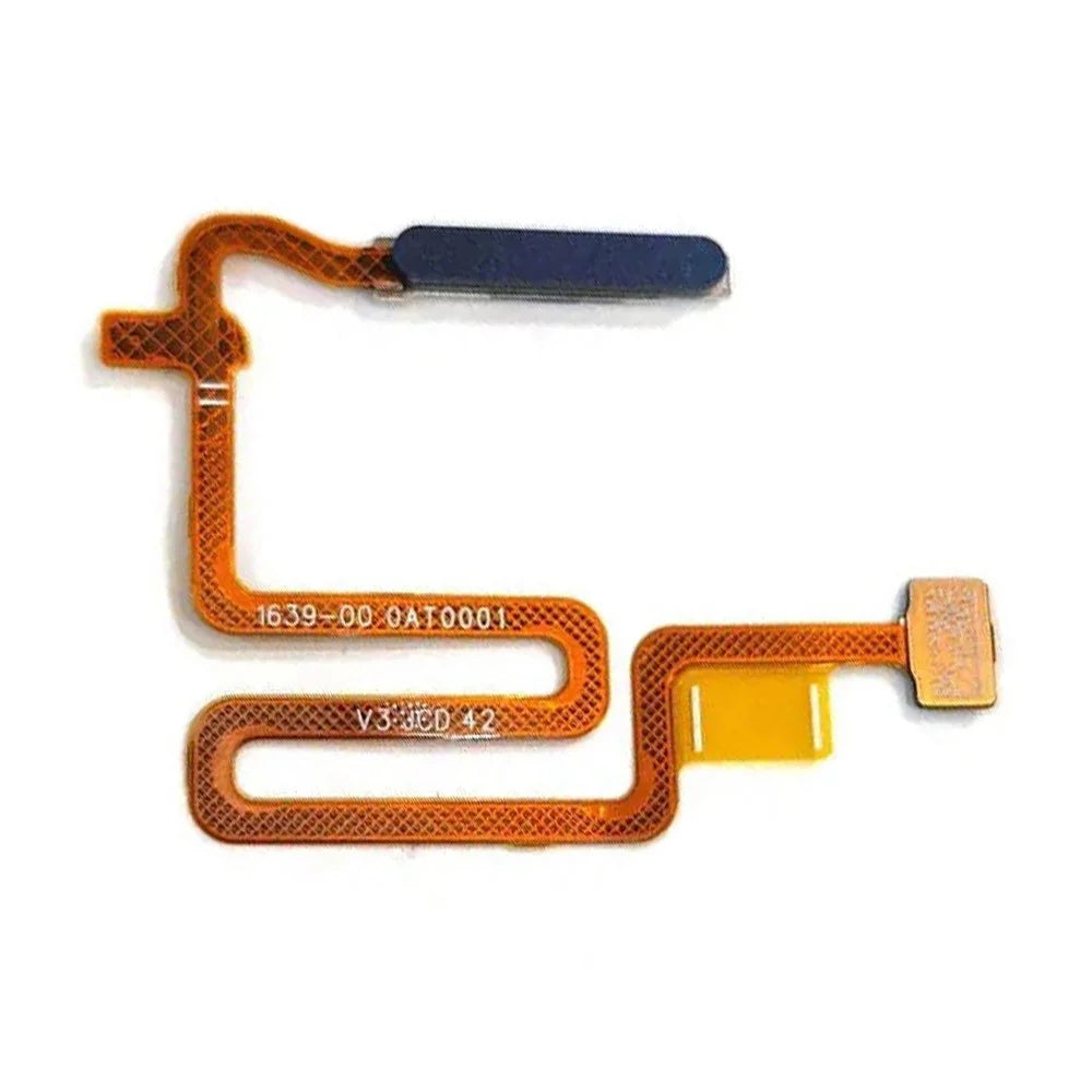 For Oppo A16 OEM Home Key Fingerprint Button Flex Cable Part (Without Logo) - Black - 1