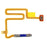 For Oppo A16 OEM Home Key Fingerprint Button Flex Cable Part (Without Logo) - Black - 2