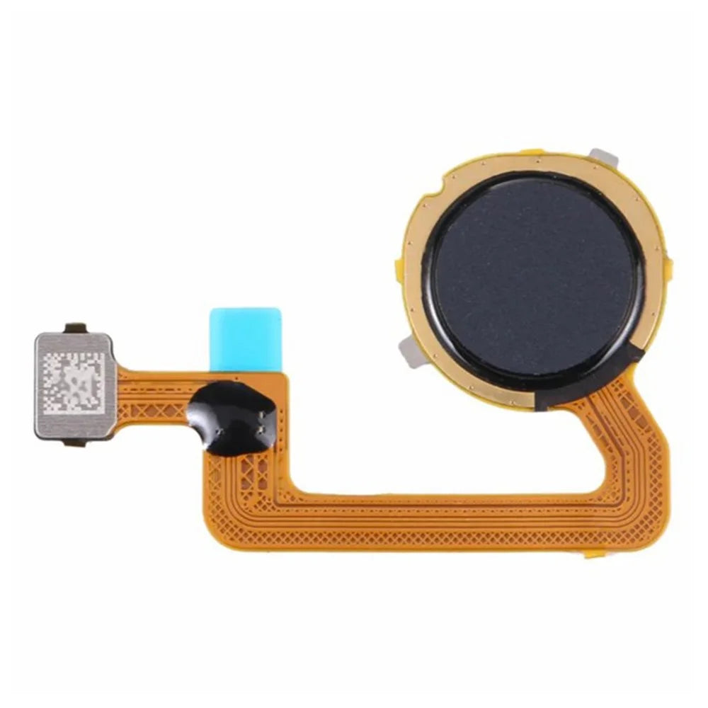 For Xiaomi Poco C55 4G OEM Home Key Fingerprint Button Flex Cable Part (Without Logo) - Black - 1