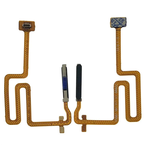 For Oppo A96 4G / Realme 8i OEM Home Key Fingerprint Button Flex Cable Part (Without Logo) - Black - 1
