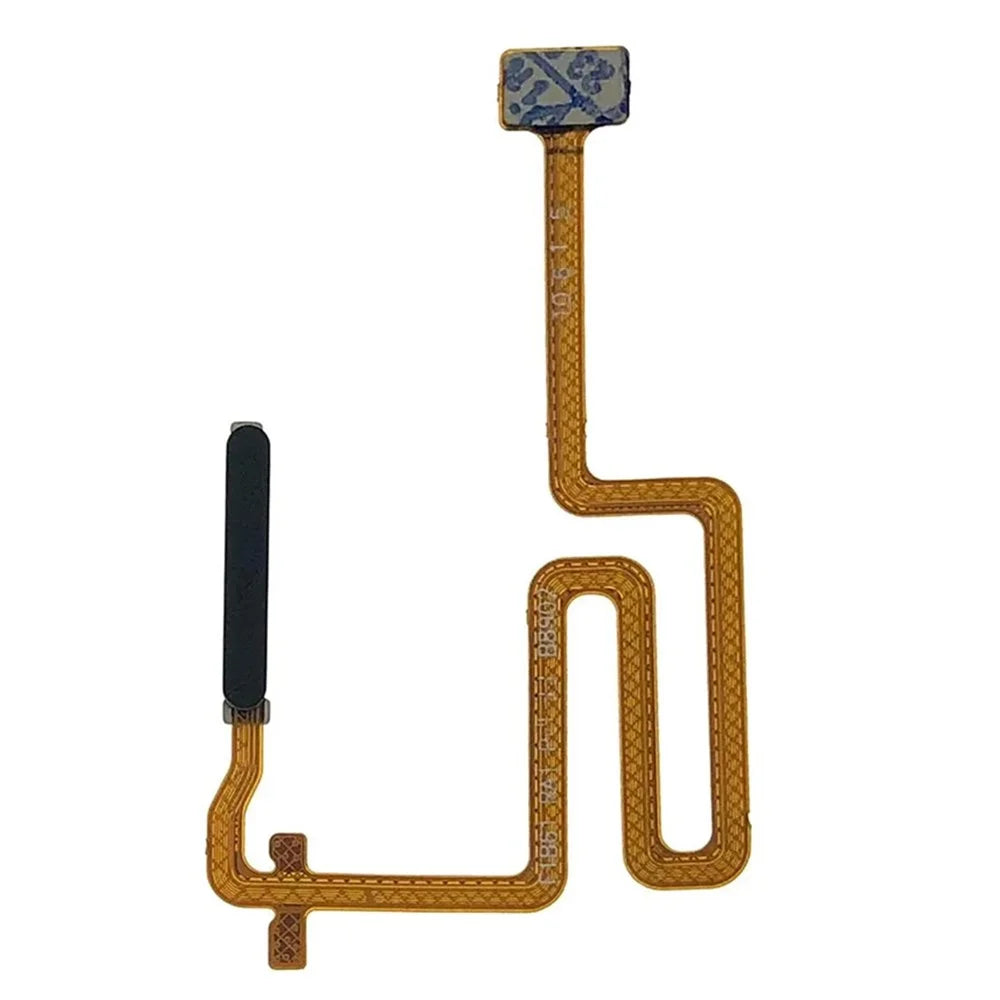 For Oppo A96 4G / Realme 8i OEM Home Key Fingerprint Button Flex Cable Part (Without Logo) - Black - 2