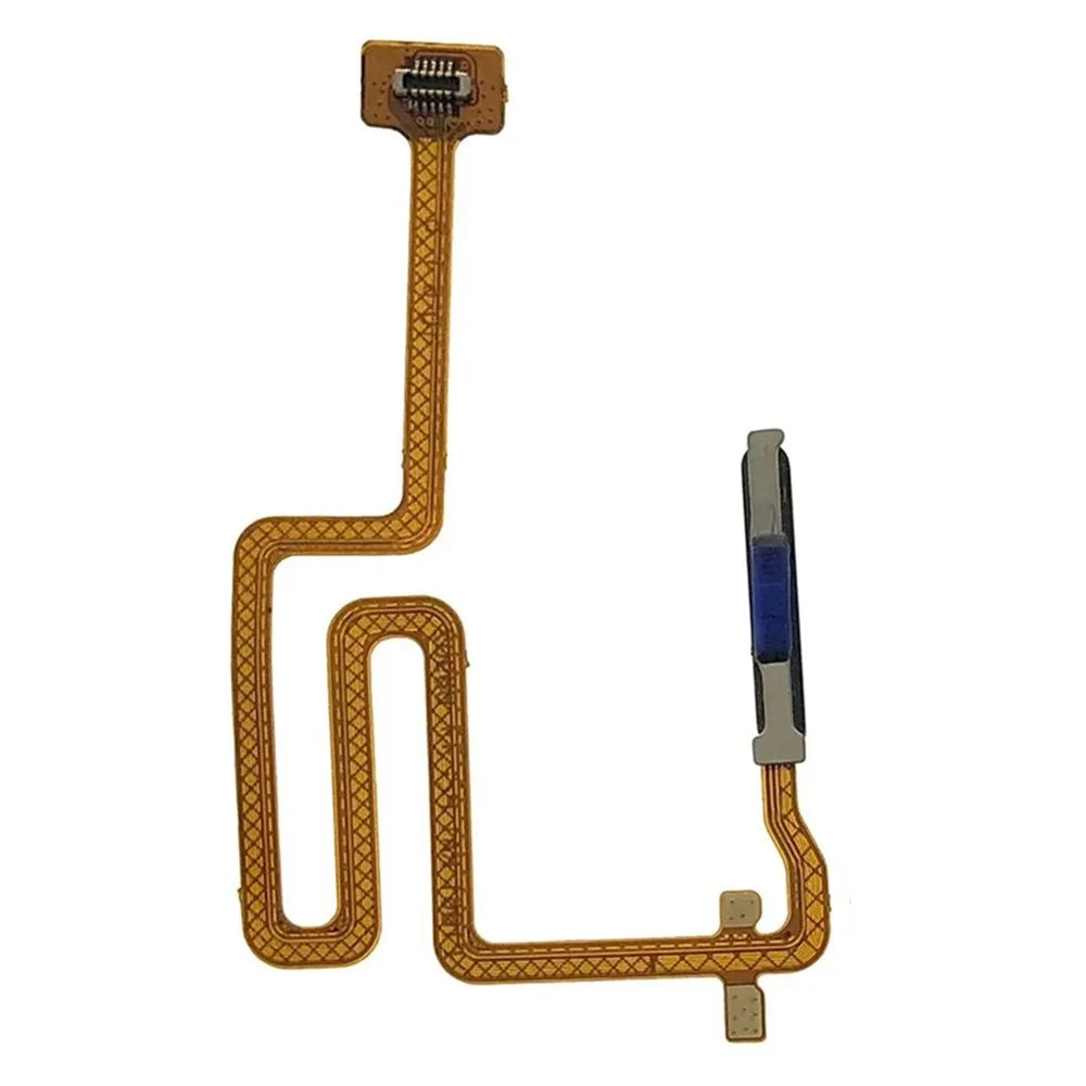 For Oppo A96 4G / Realme 8i OEM Home Key Fingerprint Button Flex Cable Part (Without Logo) - Black - 3