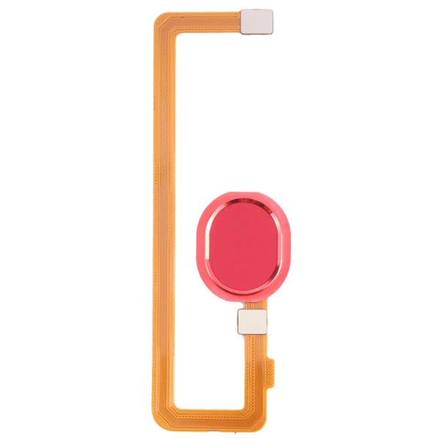 For Samsung Galaxy A10S A107 OEM Home Key Fingerprint Button Flex Cable  (without Logo) - Red - 1
