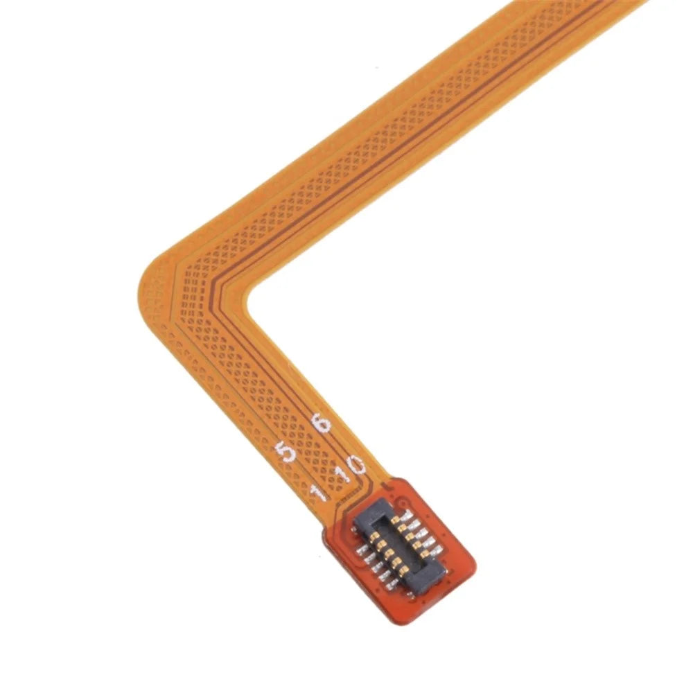 For Samsung Galaxy A10S A107 OEM Home Key Fingerprint Button Flex Cable  (without Logo) - Red - 4