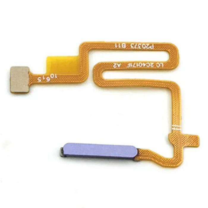 For Realme 7 5G / 8s 5G OEM Home Key Fingerprint Button Flex Cable Part (Without Logo) - Purple - 1