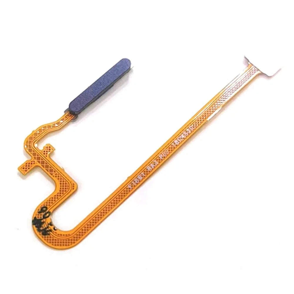 For Realme C33 4G OEM Home Key Fingerprint Button Flex Cable Part (Without Logo) - Black - 1