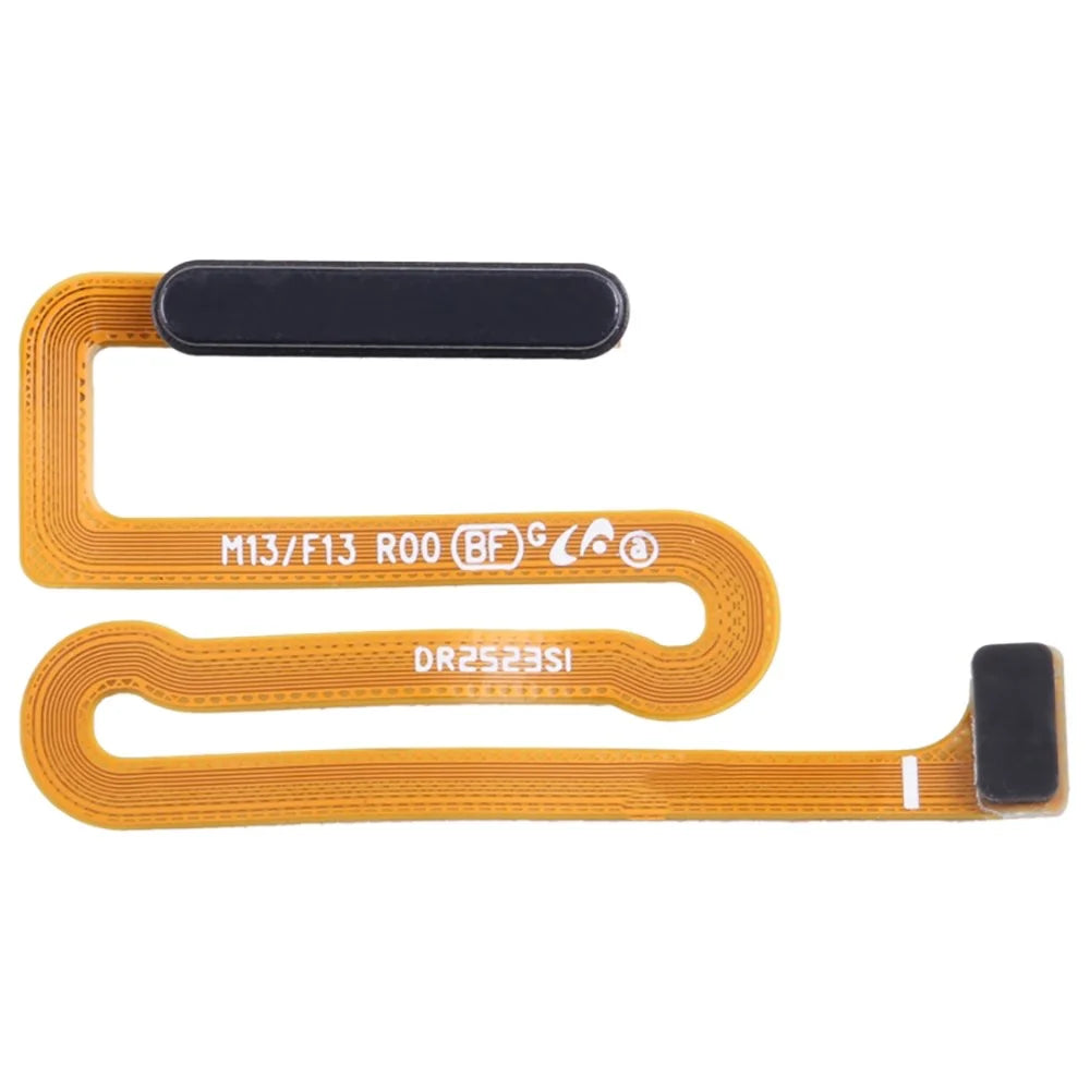 For Samsung Galaxy M13 4G M135  /  M13 5G M136 OEM Fingerprint Identification Flex Cable Power On  /  Off Cable (Without Logo) - Black - 1