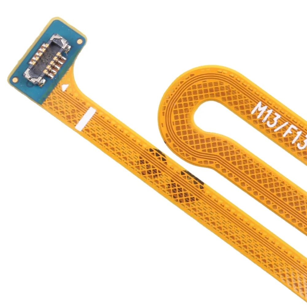 For Samsung Galaxy M13 4G M135  /  M13 5G M136 OEM Fingerprint Identification Flex Cable Power On  /  Off Cable (Without Logo) - Black - 4
