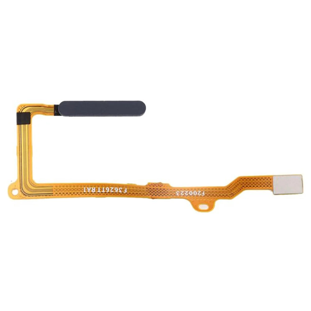 For Huawei P smart 2021 OEM Home Key Fingerprint Button Flex Cable Part (Without Logo) - Black - 1