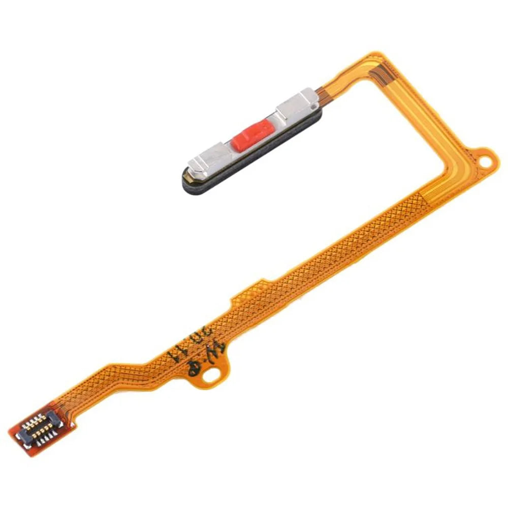 For Huawei P smart 2021 OEM Home Key Fingerprint Button Flex Cable Part (Without Logo) - Black - 2
