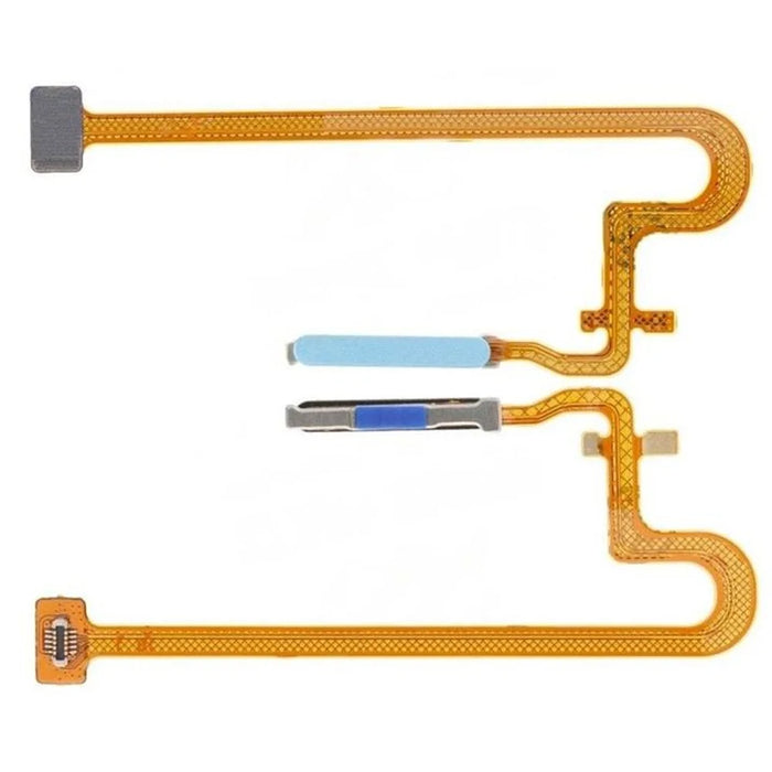 For Oppo A18 4G / A38 4G OEM Home Key Fingerprint Button Flex Cable Part (Without Logo) - Blue - 3