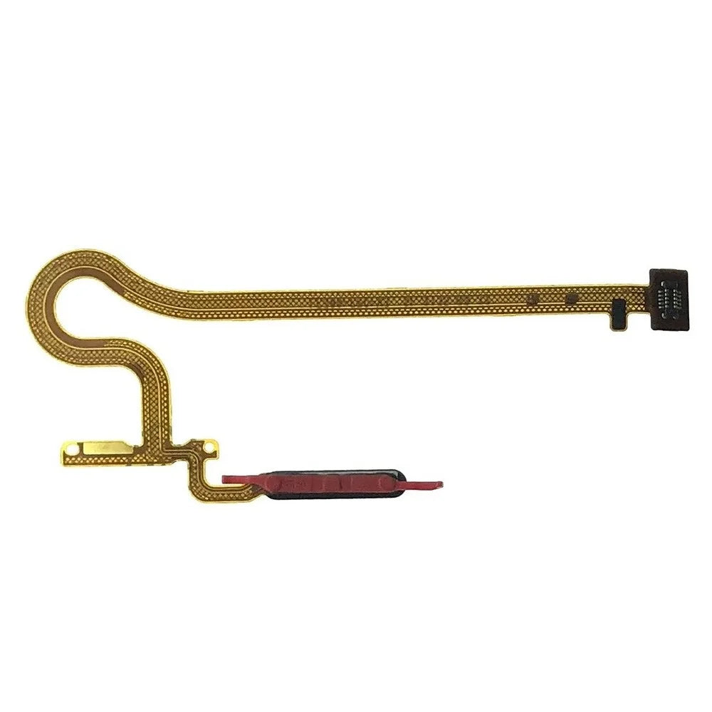 For vivo Y15s 4G (vivo Y15c) V2120 / Y15a OEM Home Key Fingerprint Button Flex Cable Part (Without Logo) - Black - 2