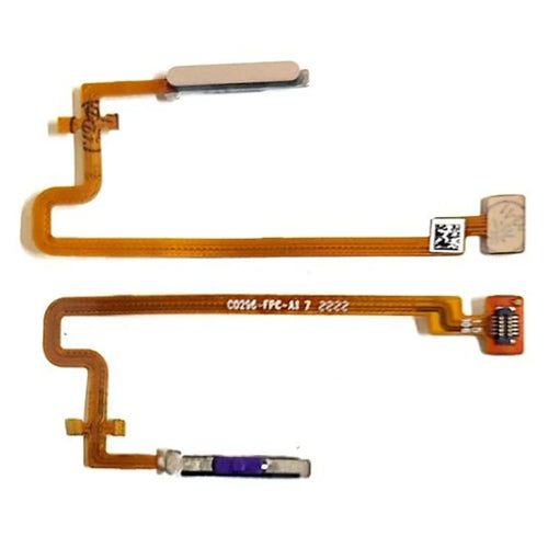 For Realme C30s 4G OEM Home Key Fingerprint Button Flex Cable Part (Without Logo) - Gold - 1