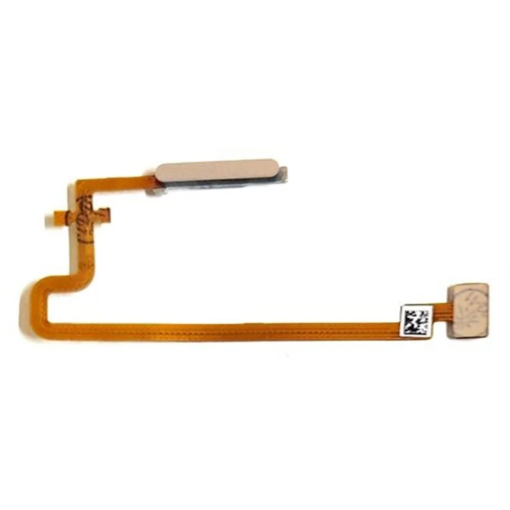 For Realme C30s 4G OEM Home Key Fingerprint Button Flex Cable Part (Without Logo) - Gold - 3