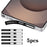 5Pcs for Samsung Galaxy S26 Ultra Speaker Dust Mesh High Density Metal Integrated Dustproof Net - Black - 1