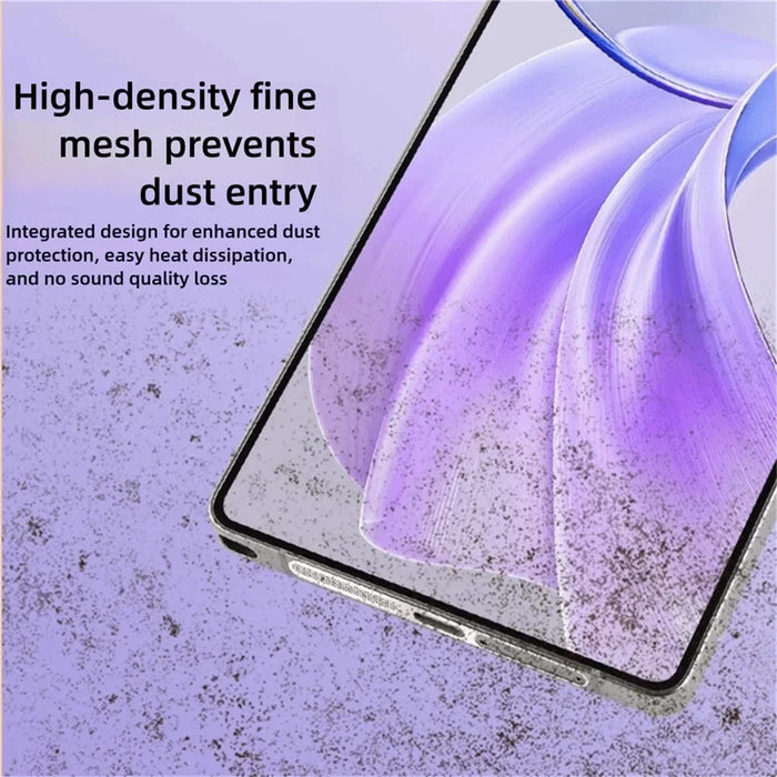5Pcs for Samsung Galaxy S26 Ultra Speaker Dust Mesh High Density Metal Integrated Dustproof Net - Black - 4
