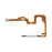 For Honor X7a 4G OEM Home Key Fingerprint Button Flex Cable Part (Without Logo) - Silver - 2