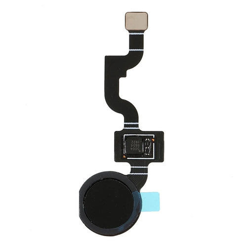 OEM Home Key Fingerprint Button Flex Cable Part Replacement (without Logo) for Google Pixel 3a XL G020C / G020G / G020F - Black - 1
