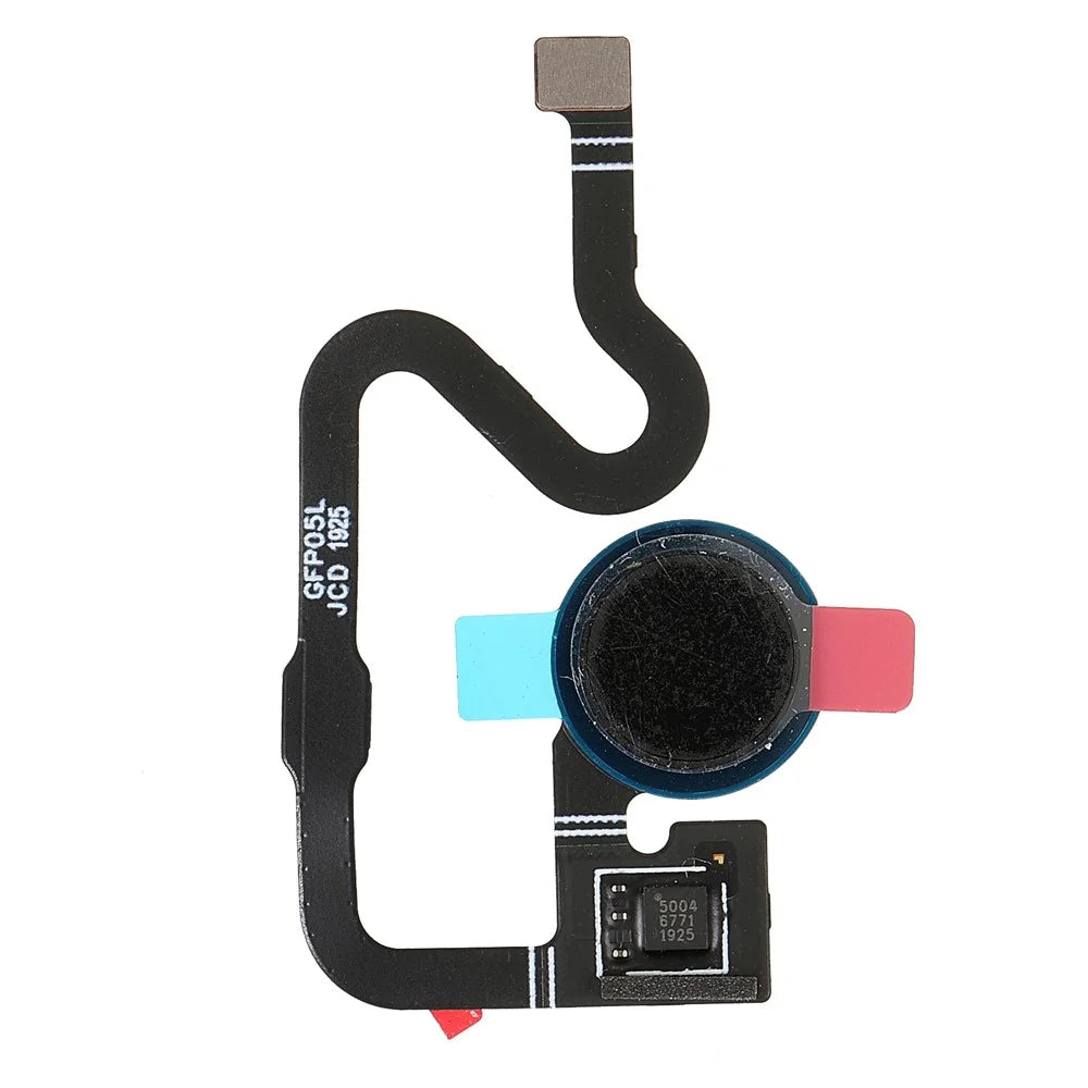 OEM Home Key Fingerprint Button Flex Cable Part Replacement (without Logo) for Google Pixel 3a G020A G020E G020B - Black - 1
