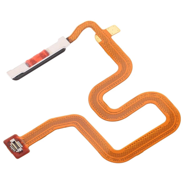 OEM Home Key Fingerprint Button Flex Cable Part Replacement (without Logo) for Realme 6 - Black - 2