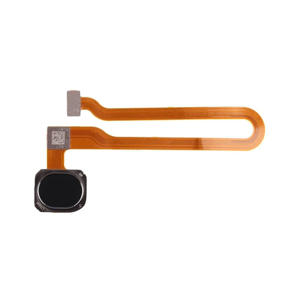 OEM Home Key Fingerprint Button Flex Cable Part Replacement (without Logo) for Oppo A83/A73/A79 - Black - 1