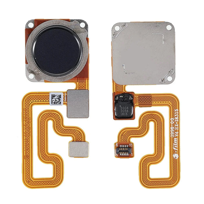 For Xiaomi Redmi 6 (Dual Camera: 12MP+5MP)/6A (Single 12MP Rear Camera) OEM Home Key Fingerprint Button Flex Cable Part Replacement (without Logo) - Black - 1