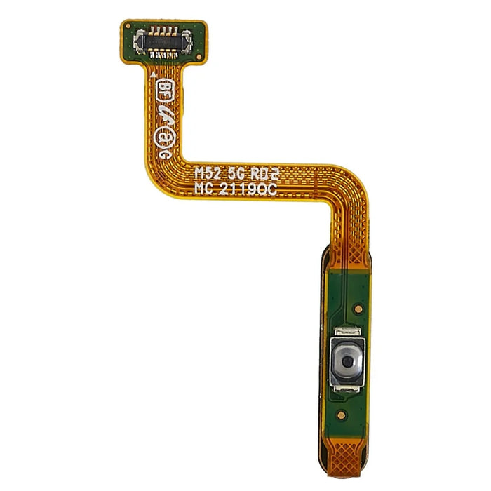 For Samsung Galaxy M52 5G SM-M526B OEM Home Key Fingerprint Button Flex Cable Part Replacement (without Logo) - Black - 2