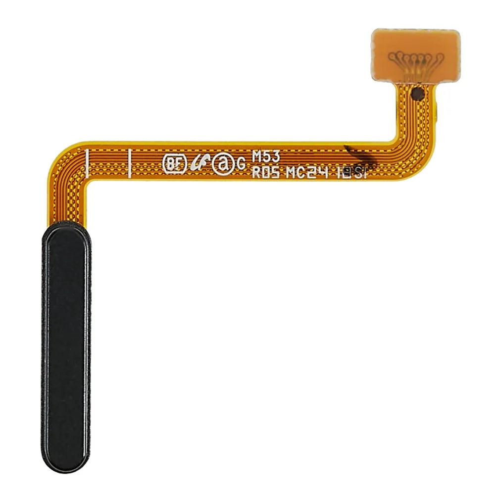 For Samsung Galaxy M53 5G SM-M536B OEM Home Key Fingerprint Button Flex Cable Part Replacement (without Logo) - Black - 1
