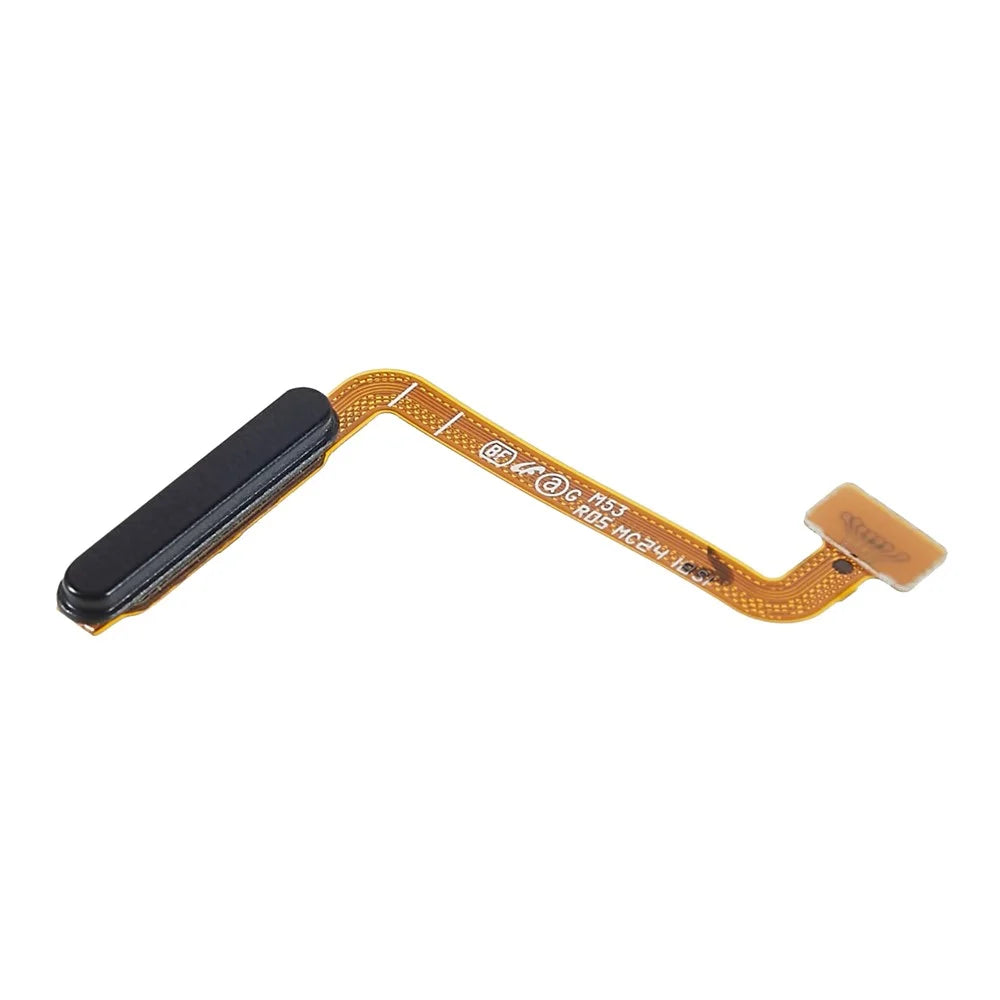 For Samsung Galaxy M53 5G SM-M536B OEM Home Key Fingerprint Button Flex Cable Part Replacement (without Logo) - Black - 3