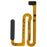For Samsung Galaxy A13 4G A135 OEM Home Key Fingerprint Button Flex Cable Part Replacement (without Logo) - Black - 1