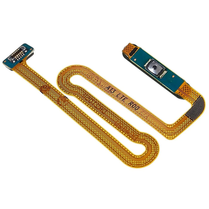 For Samsung Galaxy A13 4G A135 OEM Home Key Fingerprint Button Flex Cable Part Replacement (without Logo) - Black - 3