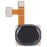 For Samsung Galaxy A21 A215 OEM Home Key Fingerprint Button Flex Cable (without Logo) - Black - 1