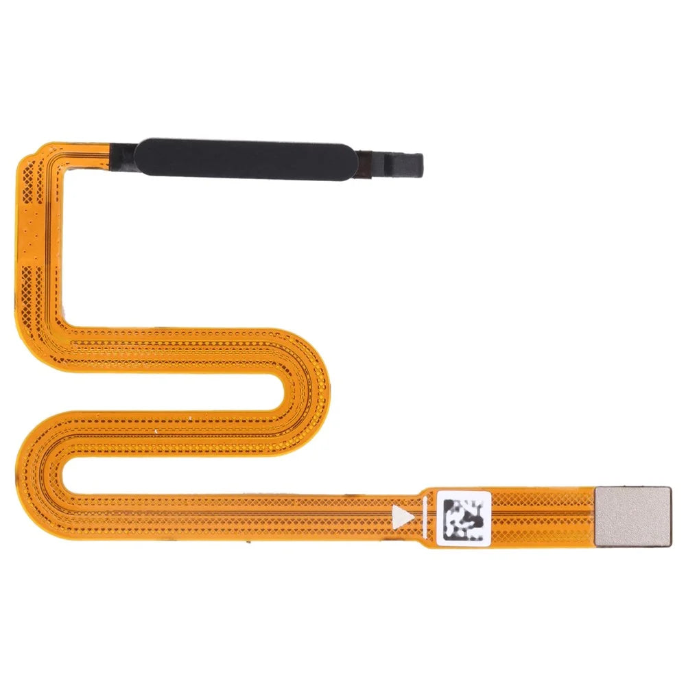 For Samsung Galaxy A03s (164.2mm) A037F OEM Home Key Fingerprint Button Flex Cable (without Logo) - Black - 1