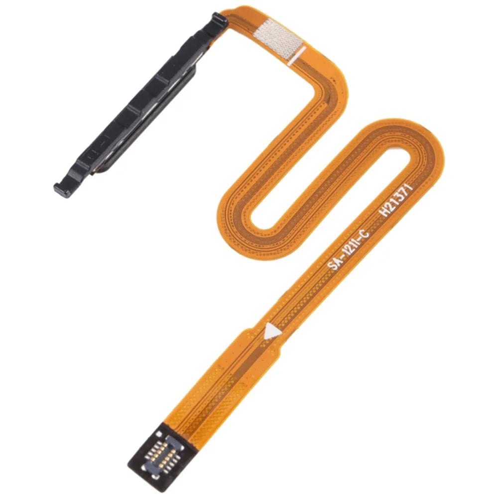 For Samsung Galaxy A03s (164.2mm) A037F OEM Home Key Fingerprint Button Flex Cable (without Logo) - Black - 3