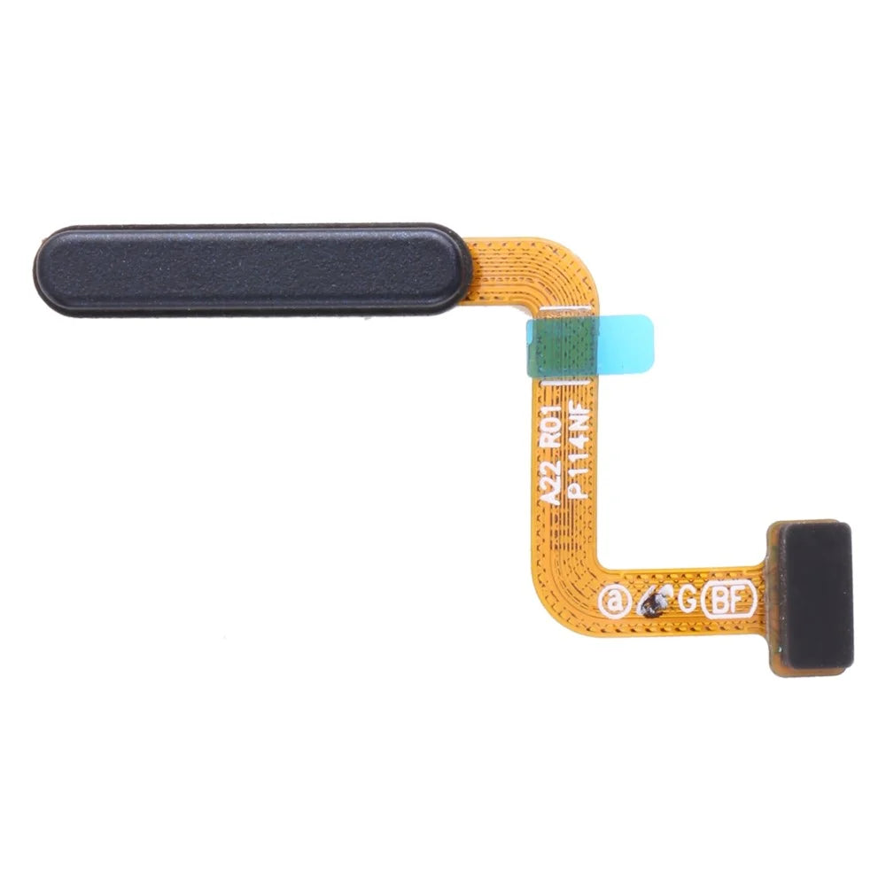 For Samsung Galaxy A22 4G (EU Version) A225 OEM Home Key Fingerprint Button Flex Cable (without Logo) - Black - 1