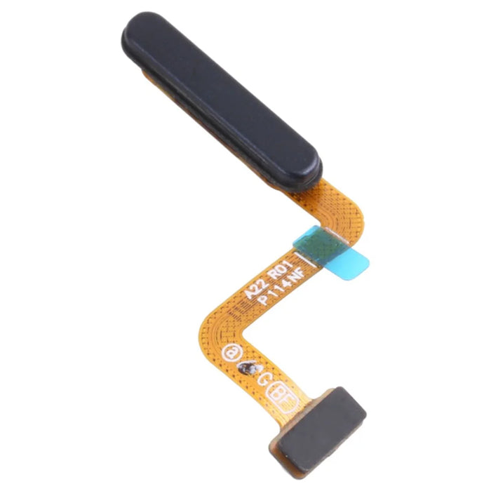 For Samsung Galaxy A22 4G (EU Version) A225 OEM Home Key Fingerprint Button Flex Cable (without Logo) - Black - 2