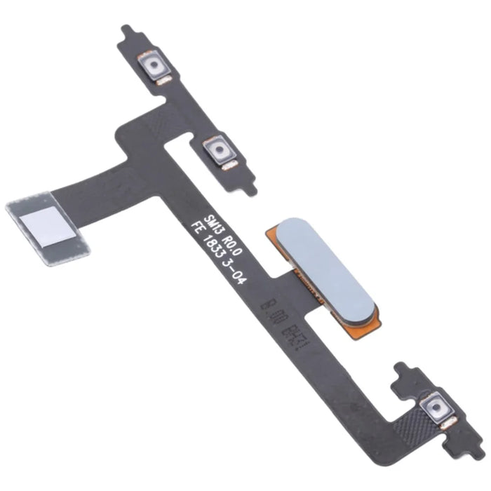For Sony Xperia 10 OEM Home Key Fingerprint Button Flex Cable Part (without Logo) - White - 2