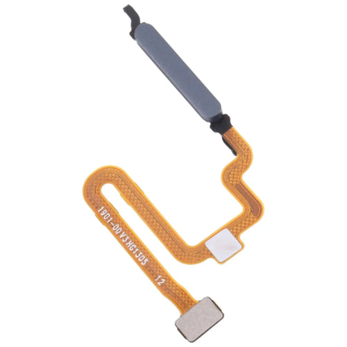 For Xiaomi Redmi Note 11T 5G / Note 11S 5G OEM Home Key Fingerprint Button Flex Cable Part (without Logo) - Black - 1