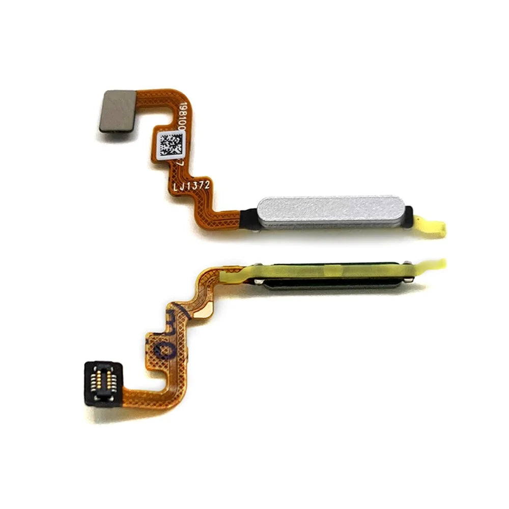 For Xiaomi Poco M4 Pro 4G / Redmi Note 11 4G (Qualcomm) 2201117TG, 2201117TI, 2201117TY, 2201117TL / Note 11S 4G OEM Home Key Fingerprint Button Flex Cable Part (without Logo) - White - 2
