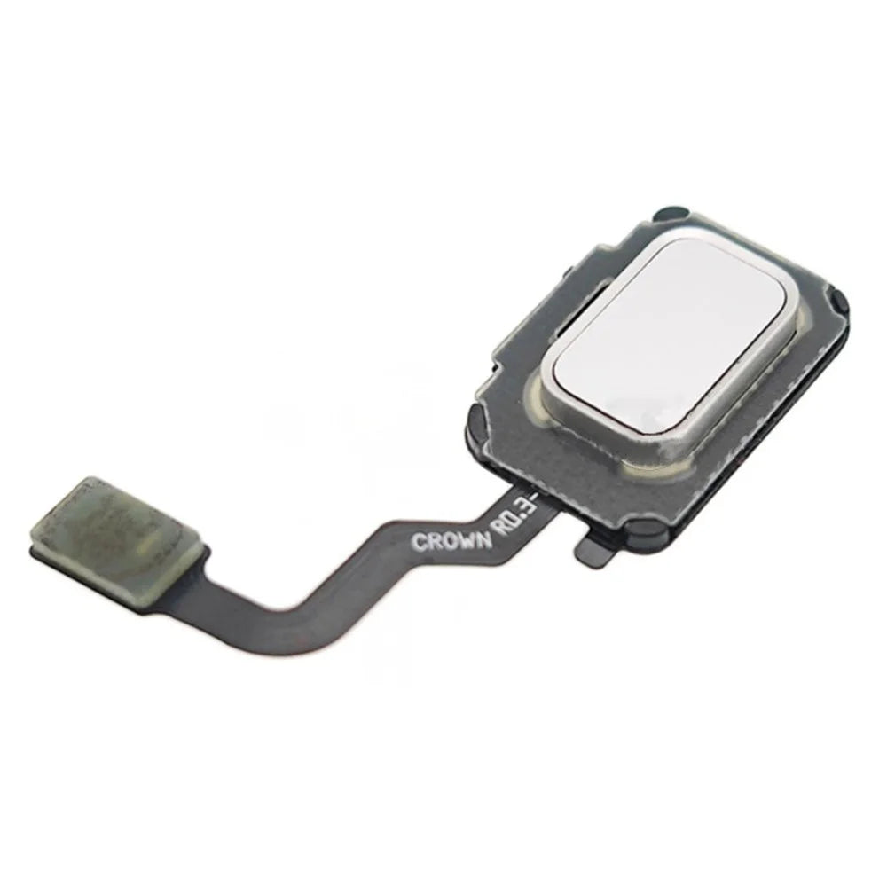 For Samsung Galaxy Note9 N960 OEM Home Key Fingerprint Button Flex Cable Replacement Part (without Logo) - White - 1
