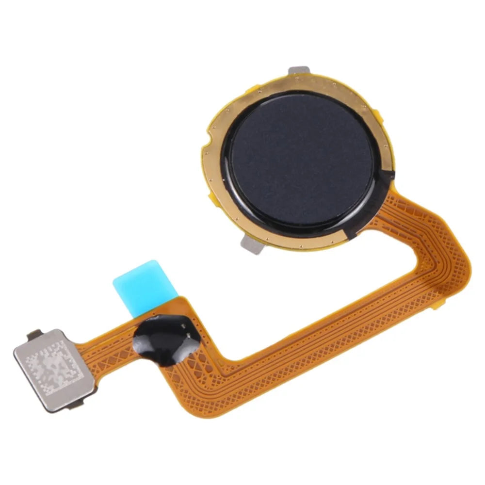 For Xiaomi Redmi 12C 4G OEM Home Key Fingerprint Button Flex Cable Part Replacement (without Logo) - Black - 1