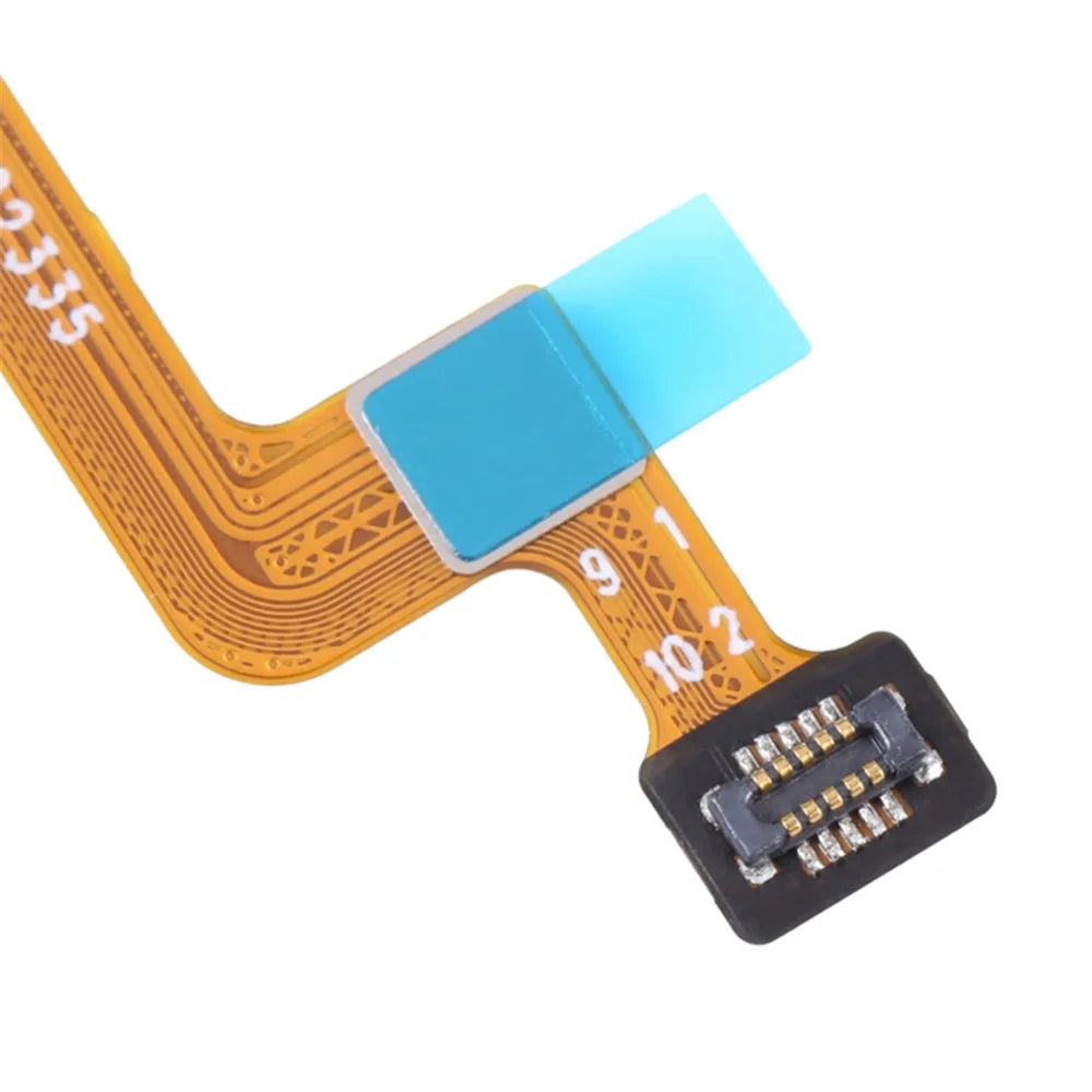 For Xiaomi Redmi 12C 4G OEM Home Key Fingerprint Button Flex Cable Part Replacement (without Logo) - Black - 3