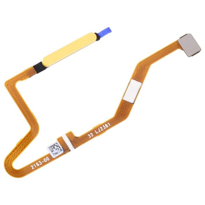 For Xiaomi Poco X5 Pro 5G OEM Home Key Fingerprint Button Flex Cable Part Replacement (without Logo) - Yellow - 1