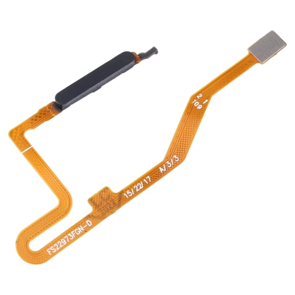 For Xiaomi Poco X4 GT 5G OEM Home Key Fingerprint Button Flex Cable Part Replacement (without Logo) - Black - 1