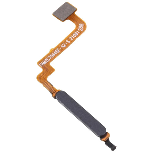 For Xiaomi Redmi 10 4G (2021) / 10 Prime / Note 11 4G / 10 2022 4G / 10 Prime 2022 4G OEM Home Key Fingerprint Button Flex Cable Part Replacement (without Logo) - Black - 1