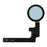 For Google Pixel 2 OEM Home Key Fingerprint Button Flex Cable Part (without Logo) - Blue - 1