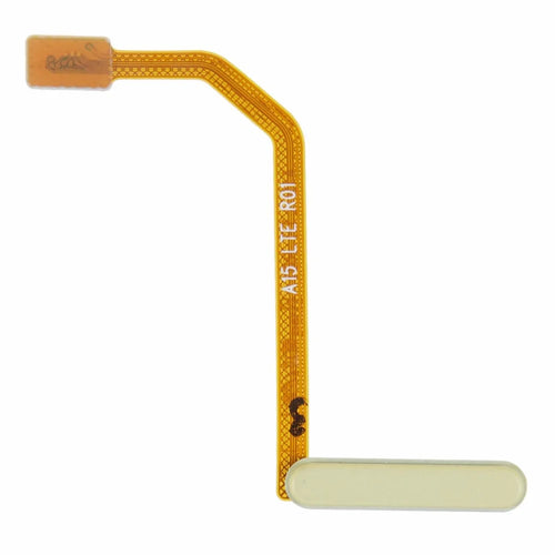For Samsung Galaxy A25 5G (Global) (161.0 x 76.5 x 8.3mm) A256 OEM Home Key Fingerprint Button Flex Cable Part (without Logo) - Yellow - 1