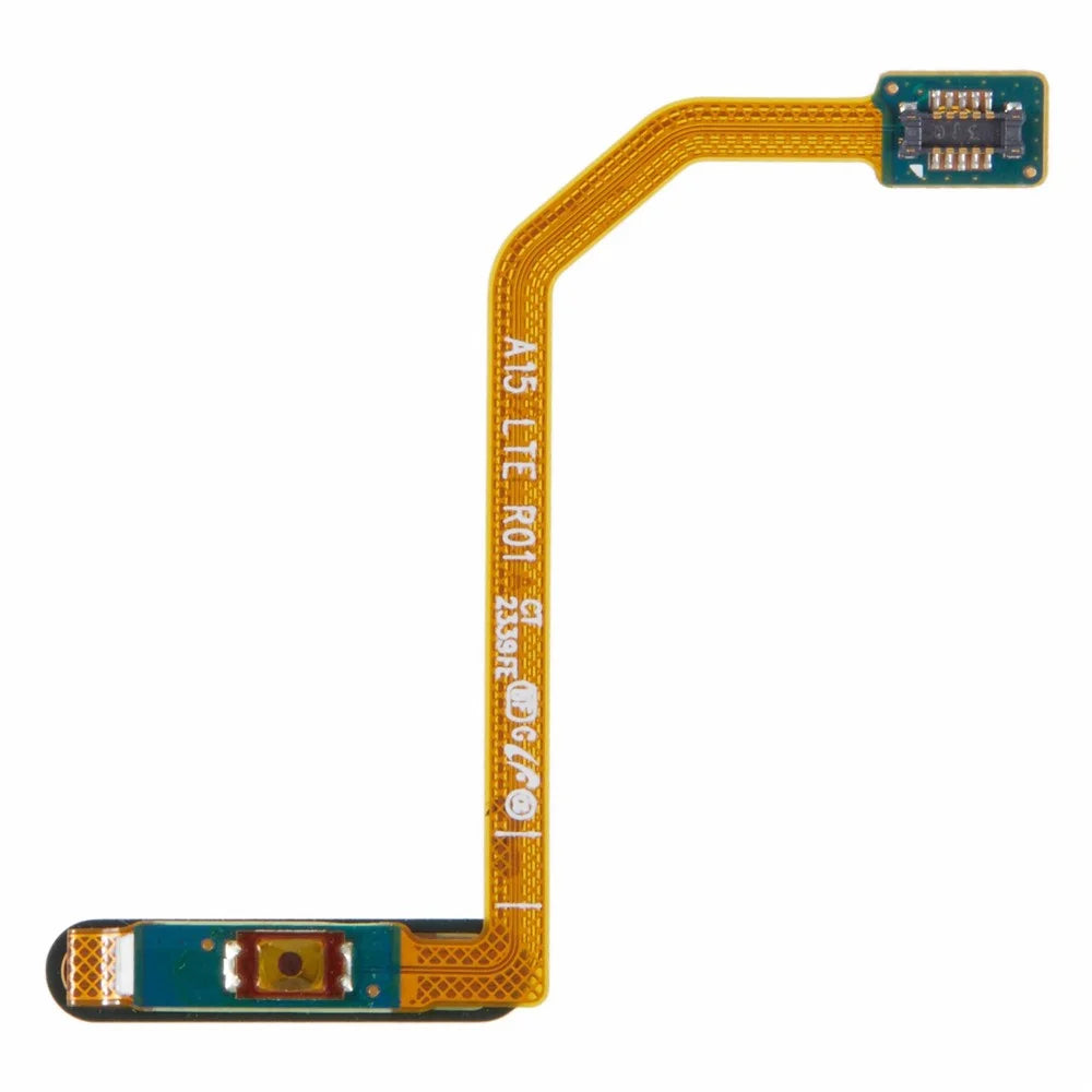 For Samsung Galaxy A25 5G (Global) (161.0 x 76.5 x 8.3mm) A256 OEM Home Key Fingerprint Button Flex Cable Part (without Logo) - Yellow - 2
